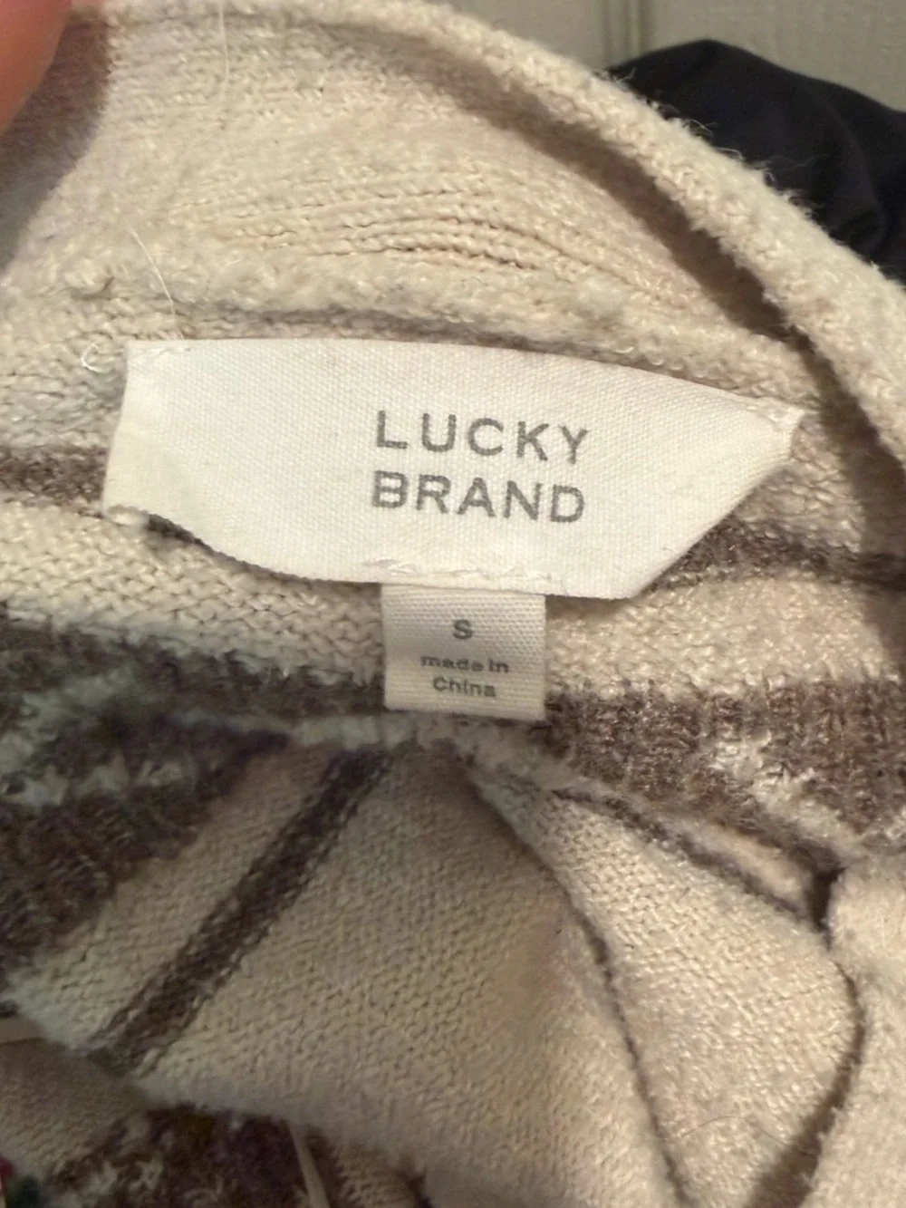 🤎 Lucky Brand Long Sleeve Belted Sweater Dress - Picture 7 of 7